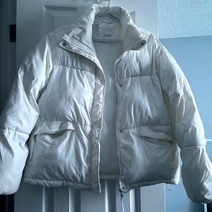 White Winter Puffer Jacket